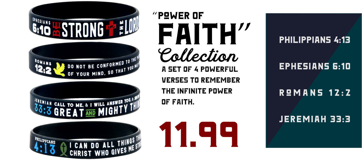 Bracelets Silicone Avec Versets Bibliques - 9 Couleurs, 9 Citations En Français, Cadeau Religieux Inspirant, Taille 8 Pouces - 7