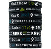 (12-pack) New Testament silicone bracelets w/ Bible Verses from the Four Gospels - Inkstone Gifts